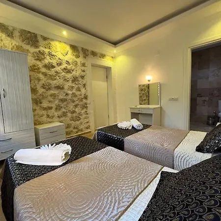 فيلة Kalkan'da Tas Mimarili, Havuzlu Villa-awz116 *