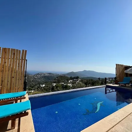 فيلة Kalkan'da Tas Mimarili, Havuzlu Villa-awz116