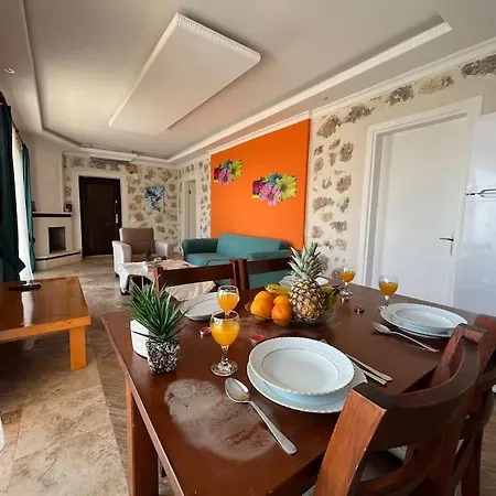 Kalkan'da Tas Mimarili, Havuzlu Villa-awz116 Villa
